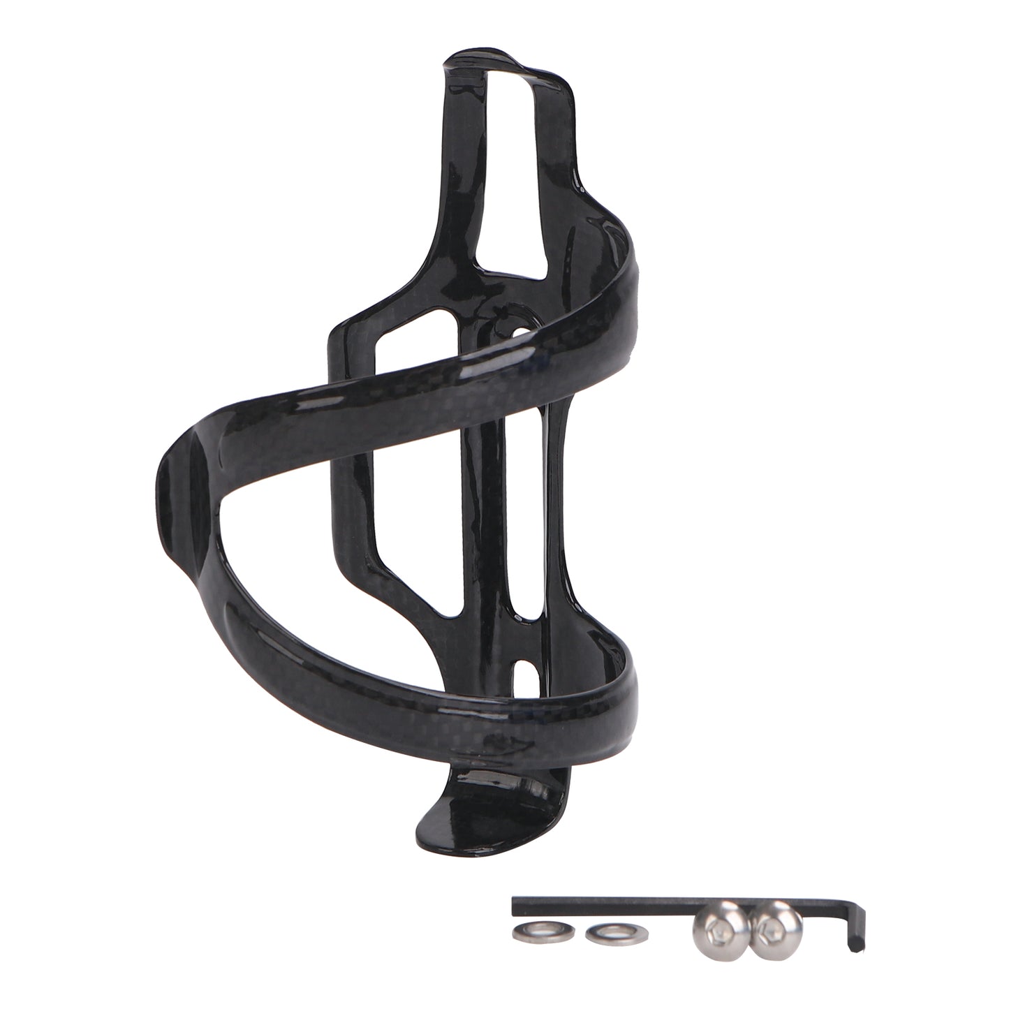 Water Bottle Cage-Carbon Glossy left open