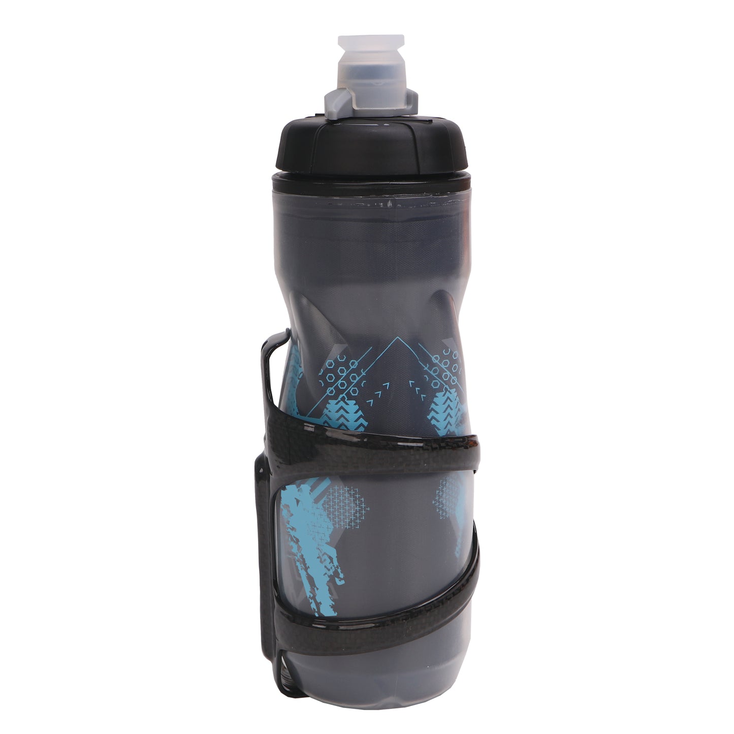 Water Bottle Cage-Carbon Matte right open