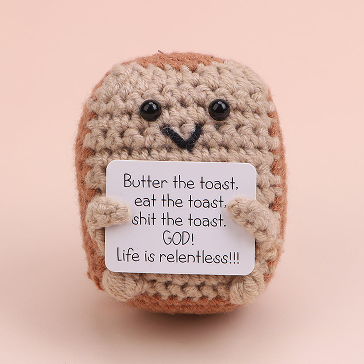 Handmade Crochet Food Pocket Hug Doll