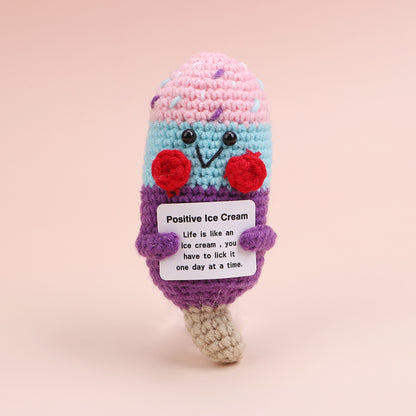 Handmade Crochet Food Pocket Hug Doll