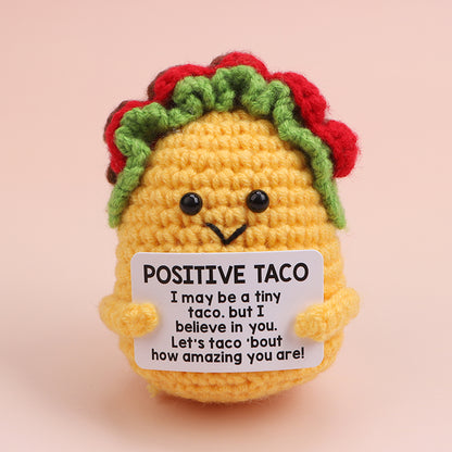 Handmade Crochet Food Pocket Hug Doll