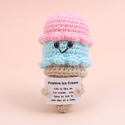 Handmade Crochet Food Pocket Hug Doll