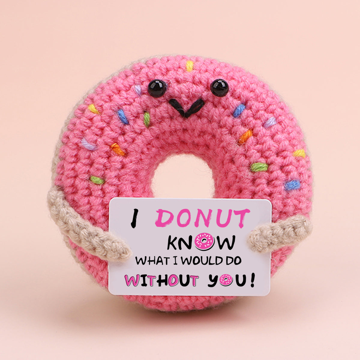 Handmade Crochet Food Pocket Hug Doll