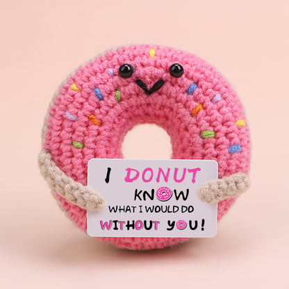 Handmade Crochet Food Pocket Hug Doll