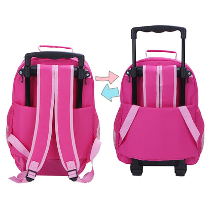 Yodo 3-Way Kids Luggage or Toddler Rolling Backpack with wheels, Medium Owl