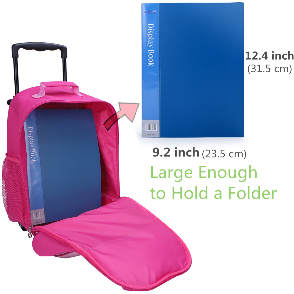 Yodo 3-Way Kids Luggage or Toddler Rolling Backpack with wheels, Medium Owl