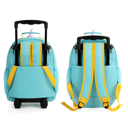 Yodo 3-Way Kids Luggage or Toddler Rolling Backpack with wheels, Medium Unicorn