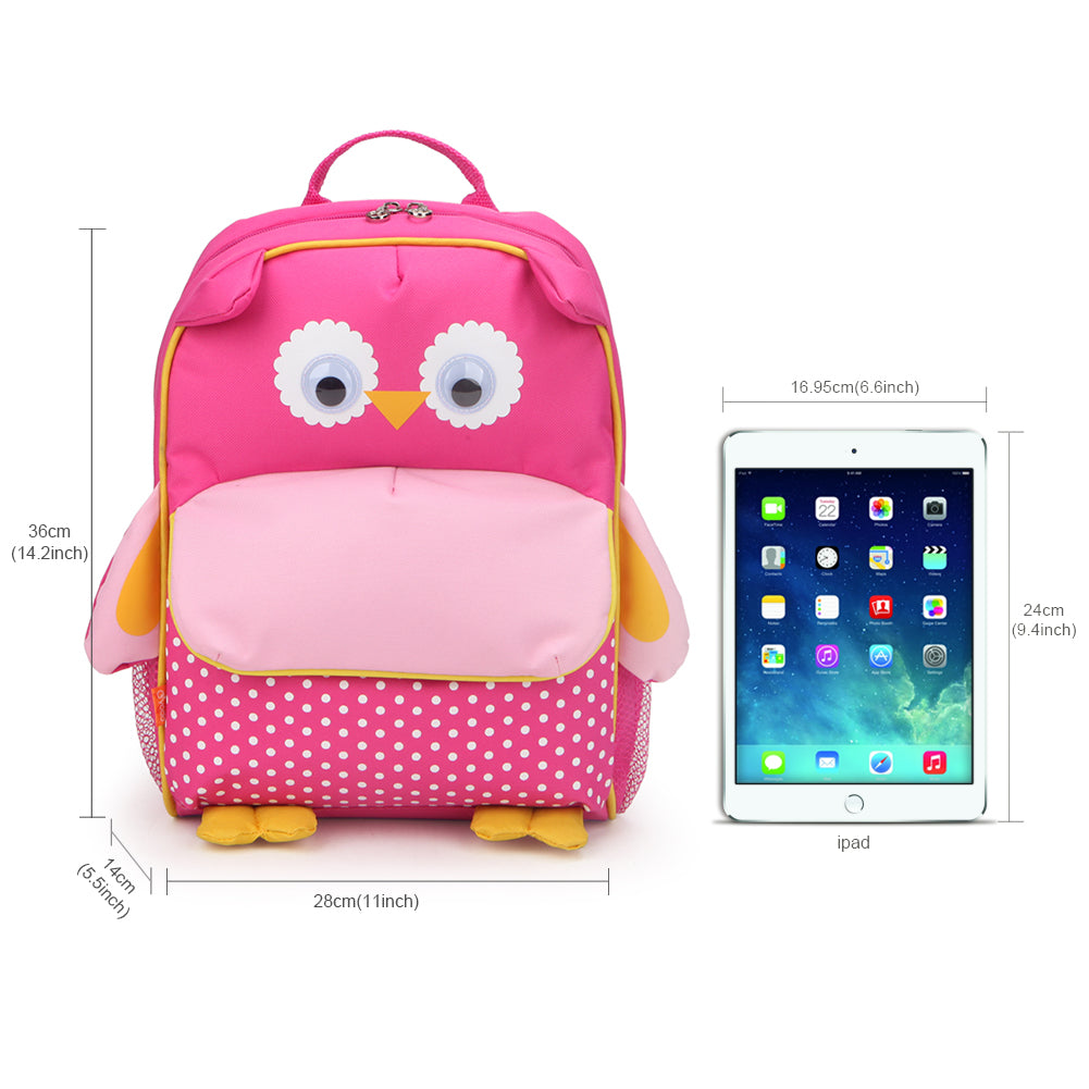 Yodo Little Kids School Bag Pre-K Toddler Backpack, Owl
