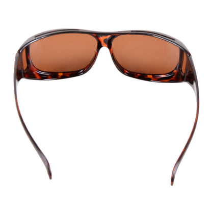 Yodo Fit Over Glasses Sunglasses with Polarized Lenses for Men and Women, Leopard