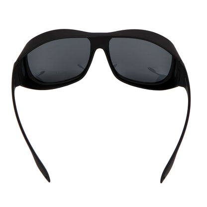 Yodo Fit Over Glasses Sunglasses with Polarized Lenses for Men and Women,  Black