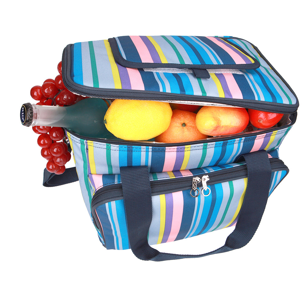 Yodo 18L Collapsible Soft Cooler Bag - Insulated up to 4-6 Hours, Roomy for Family Reunion, Party, Beach, Picnics, Sporting Music Events, Everyday Meals to Work